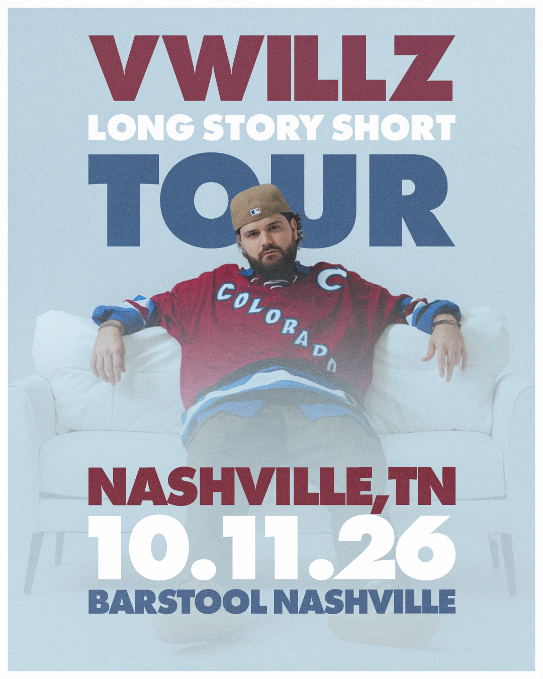 VWillz Nashville tour flyer