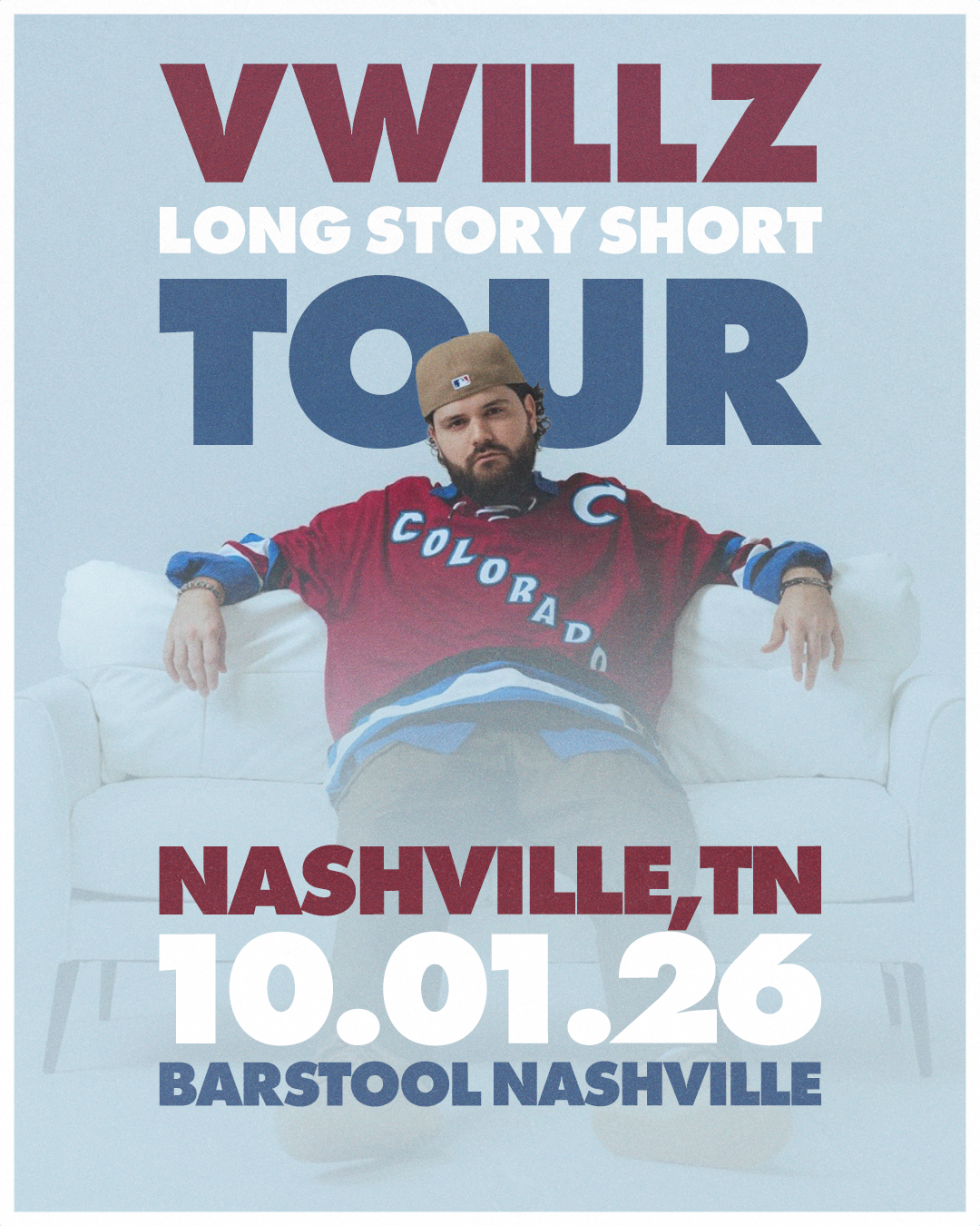 VWillz Nashville tour flyer